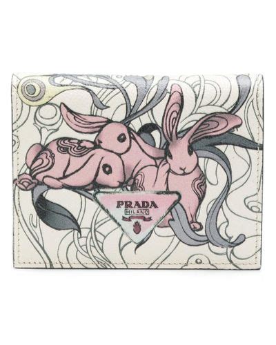 prada rabbit card holder|Women's Card Holders In Leather And Re.